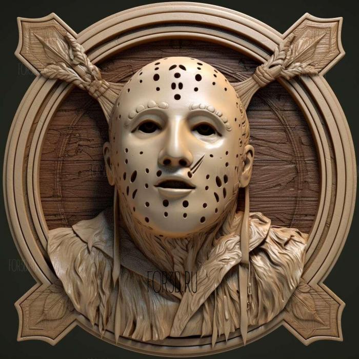 jason voorhees 1 stl model for CNC